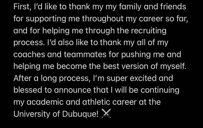 Committed. <a href="/DubuqueFootball/">Spartan Football</a>