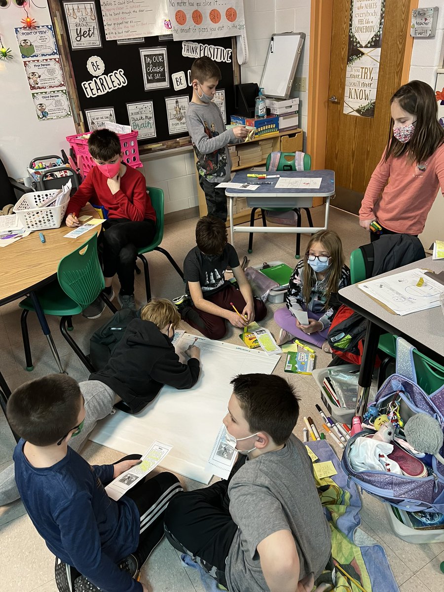 Jigsaw was in full effect in <a href="/amykraus31/">Amy Kraus</a>’s third grade classroom today! Check out these students working in their expert groups! Great work!📝#HighImpactTeachingStrategies