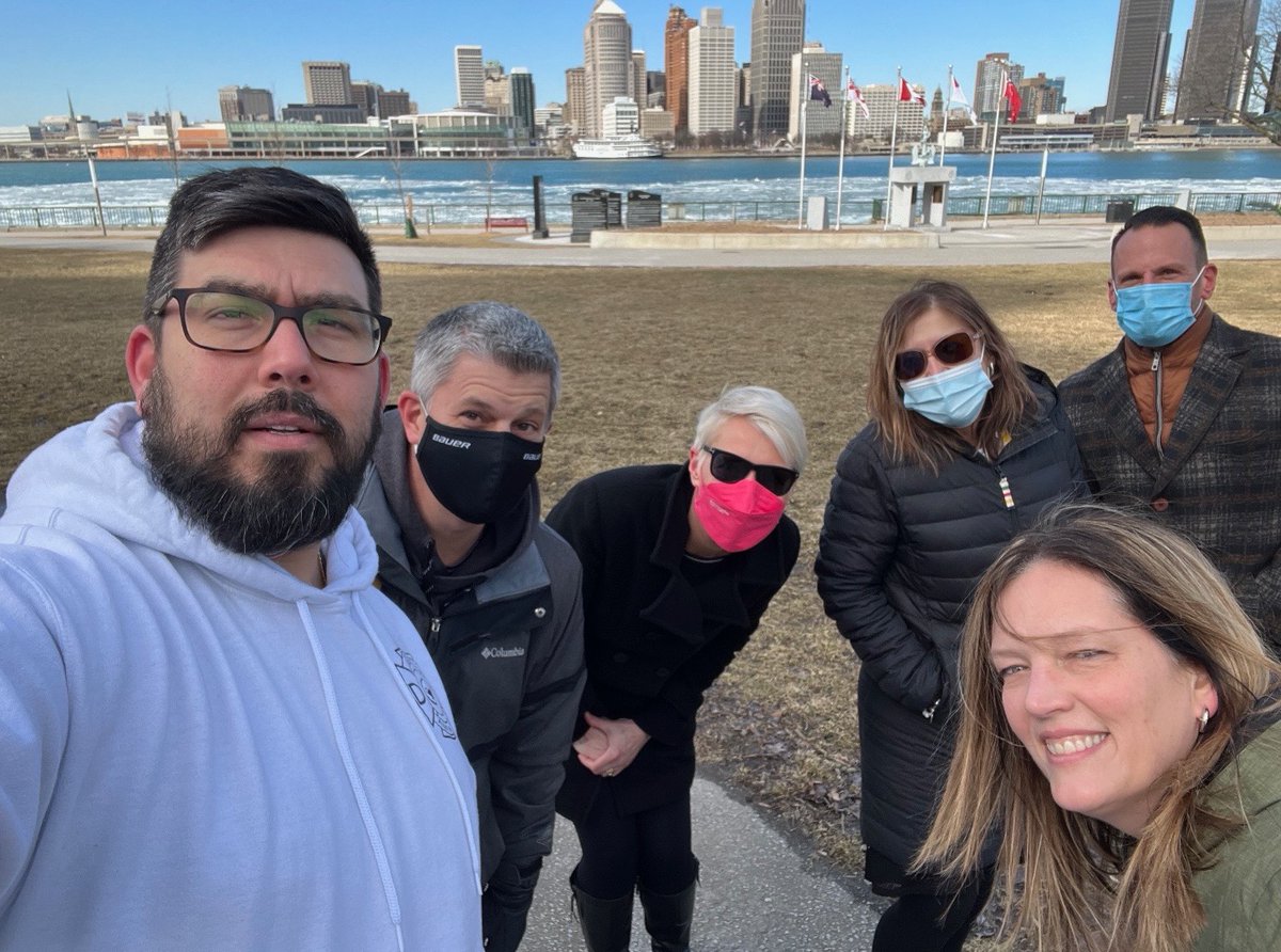 An afternoon walk w/ our #OSSTF friends: 
Moving for kids mental health supports weareunited.com/imove ⁦#iMove4UnitedWay 
@UnitedWayWE #healthyhabit #healthylife