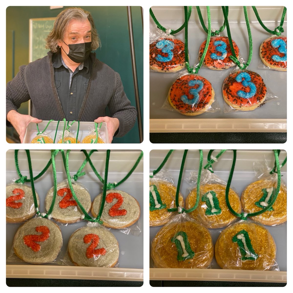 Simonds_HS's tweet photo. Our very own Mr. Sleep made their ‘medals’ for tonight and we couldn’t be more proud! #ittakesavillage #gradclass2022 https://t.co/p0H1C9jXp2