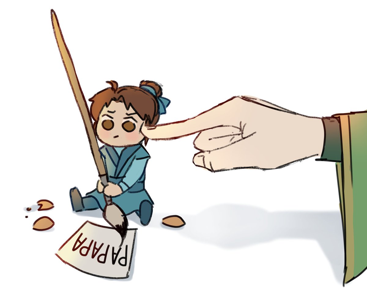 Tadpole_art12's tweet image. Sqq is trying to get sqh to write better but it&apos;s not working #svsss