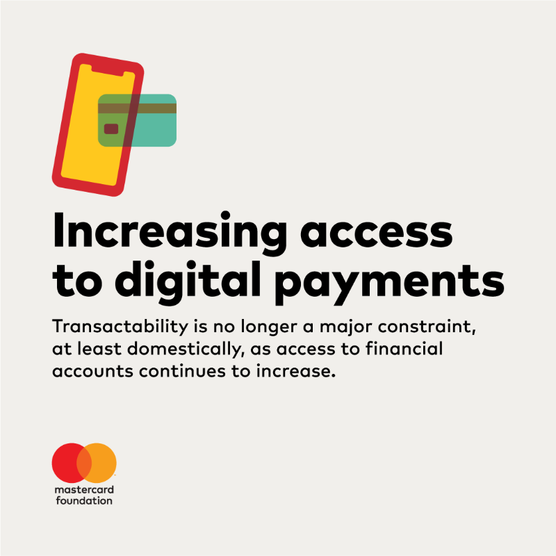 MastercardFdn's tweet photo. Despite the potential for digital commerce to create work opportunities for young people in Africa, success is not assured. Policymakers can make future-proof choices to ensure positive impacts.