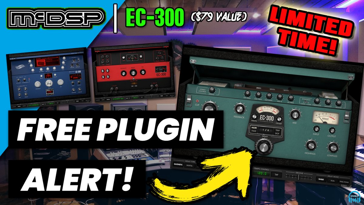 BenoniStudio's tweet photo. FREE - McDSP EC-300 Echo Collection. 3 classic delays in one plugin π₯ $79 value
Watch Now:
(youtube) https://t.co/Kh9ZlQeh5p
(rumble) https://t.co/EmQk0M8Bz5
(odysee) https://t.co/cZNrhG4AYm
#freeplugins #McDSP #delay #FreePluginAlert #ProTools #StudioOne #Cubase #VST #AAX https://t.co/oVnOSADqu2