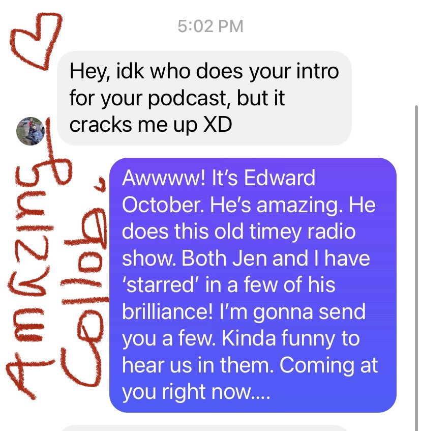When a great voice intros your podcast, it strikes a cord! Oh and did we mention how amazing he is? You MUST check him out. @octoberpodvhs After all, aren’t you a bold individualist with a taste for a bit of retro horror?