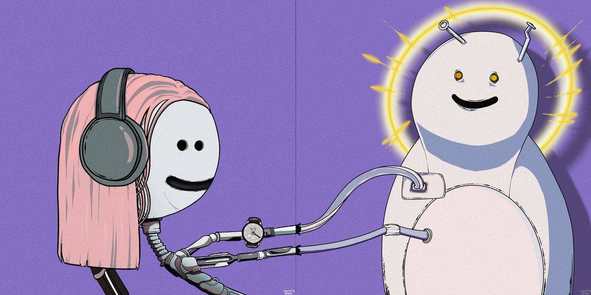 Hey mferbots,
I will be creating these 1/1 mferbot companion pieces. (examples in previous posts) Since these will be one of one I will be releasing them in batches with the various backgrounds to match. Something to make your bot unique:) 
1st batch will be on OS this weekend:)