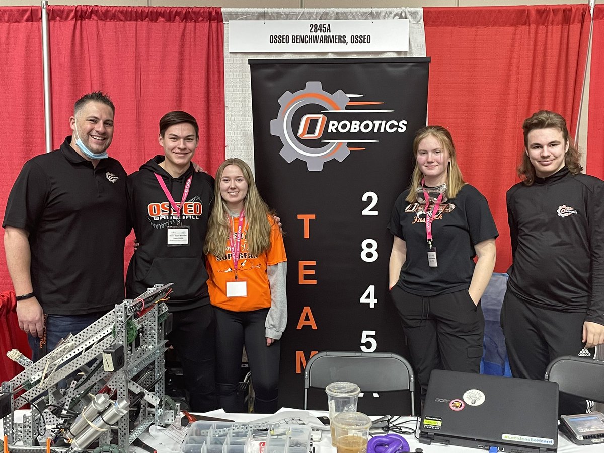 osseo_robotics's tweet photo. And heeeeeerrrrreeeee weeeeee goooooo!!!! Osseo Orioles at the Mn VEX Robotics State Tournament vs the top 60 teams in the state for a bid to the VEX World Championships. Good luck Osseo. @CoryHMcIntyre @ISD279 @OSHorioles #osseoexcellence https://t.co/YwImqQZMGm