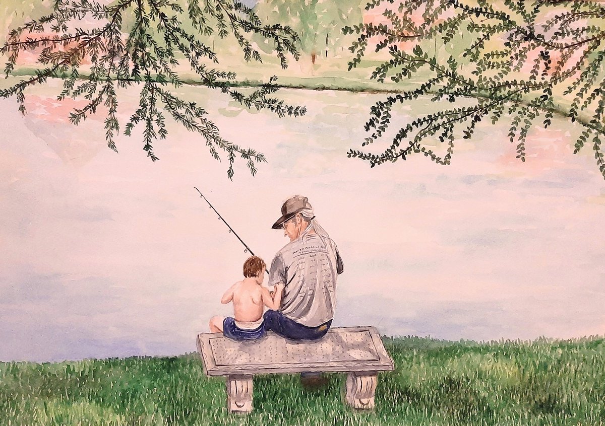 StoneMarStudio's tweet photo. I am always so honored when commissioned to paint portraits. Preserving special memories is a unique, and very rewarding task. I am so thankful for the opportunity to paint these portraits! 

#watercolor #art #portrait #artonpaper #watercoloronpaper #portraiture #artontwitter https://t.co/qdzZxoXRfo
