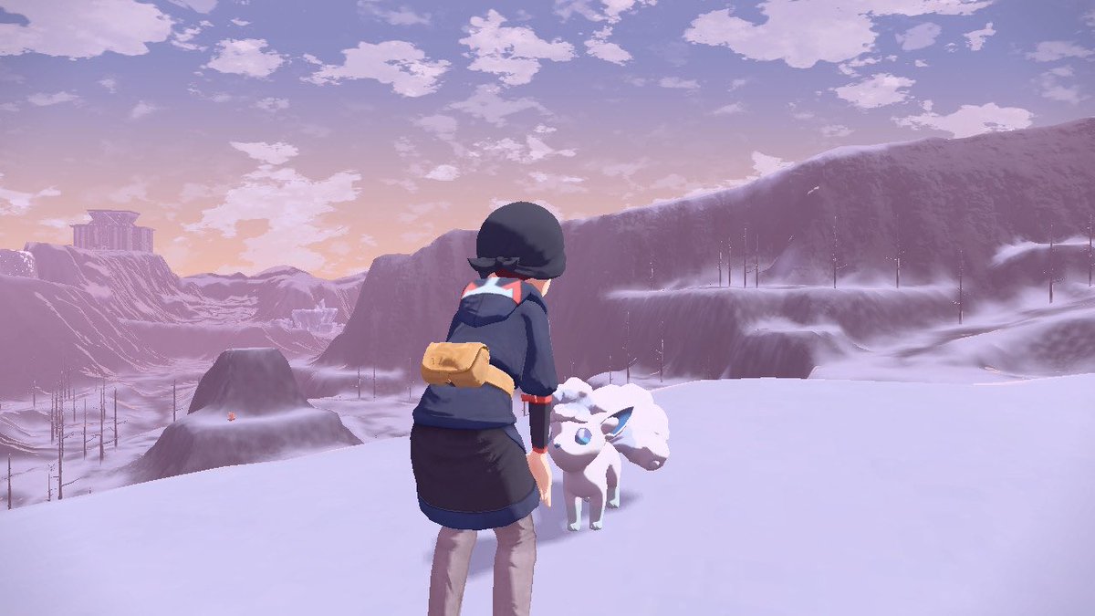 Dwoalin's tweet photo. ❄️ The story of a quest to find five Alolan Vulpix and hoping you get to keep one 😭🤍🦊 #PokemonLegendsArceus #Vulpix #AlolanVulpix #AlolanPokemon https://t.co/qXs3P5sK2q
