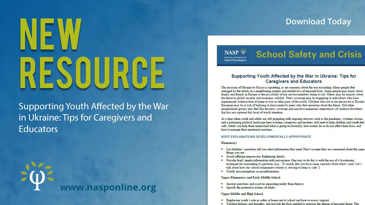 National Association of School Psychologists tweet media