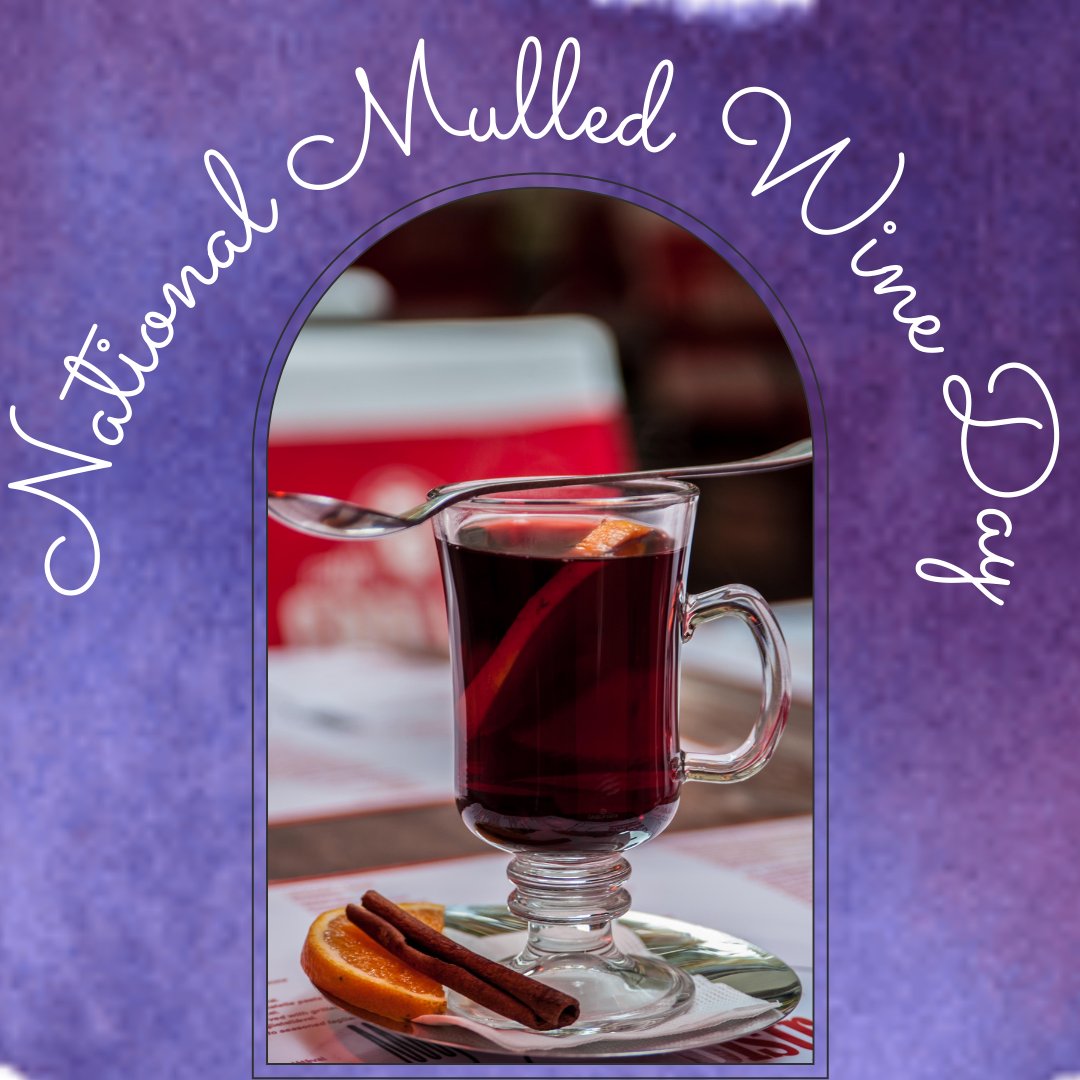 Did you know...Today is National Mulled Wine Day?! 
Anyone else thinks it's strange that Mulled Wine Day isn't in December when it's rainy and cold? That's when we think the most Mulled Wine is consumed!
#nationalmulledwineday #march3 #wine #hotwine #vinchaud #GJ2022 #loveallwine