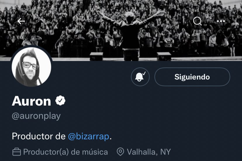 InfoAuron's tweet photo. 📢 || ¡Auron ha actualizado su biografía de twitter! https://t.co/1WFYHgBmxY