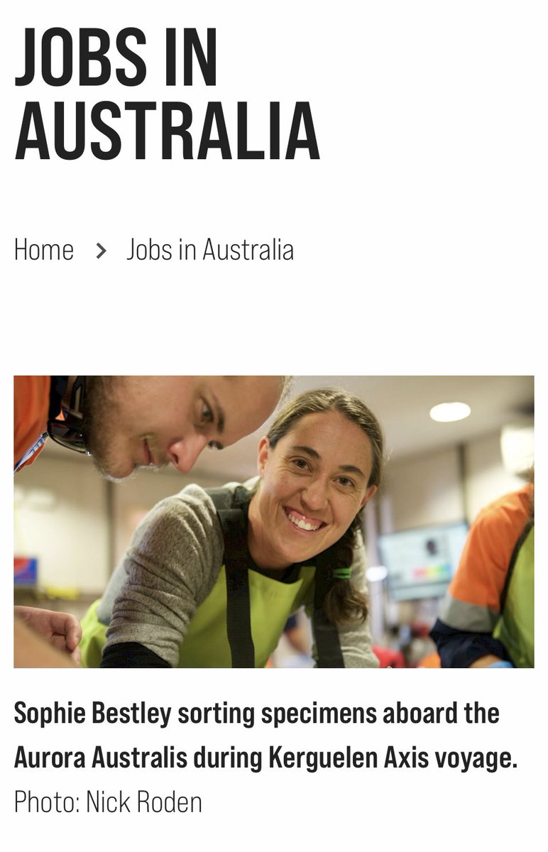 Apply for one of these exciting positions to help shape Antarctic policy into the future!!🇦🇶🇦🇶 #inclusive #affirmative 
jobs.antarctica.gov.au/jobs-in-austra…