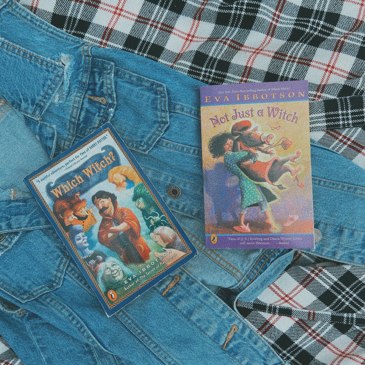 A couple of witchy book covers that could certainly use an upgrade, with my best attempt at 90s vibe courtesy of <a href="/Jenaneter/">your roommate’s cheap-ass screw-top rosie</a>’s closet. <a href="/AvengersReading/">Avengers Iniative Reading Challenge</a> #BattleAgatha