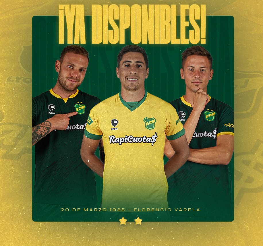 📣 A PARTIR DE MAÑANA PODES TENER LA CAMISETA MÁS LINDA DEL MUNDO! 🔰🦅

¡Ya están disponibles en la sede!
📍Av. San Martin N° 2736, Fcio. Varela 🕙 de 10 a 17 hs.

No te pierdas el exclusivo descuento para socios, presentando el carnet al día 🤩

¡Apúrate porque se agotan!