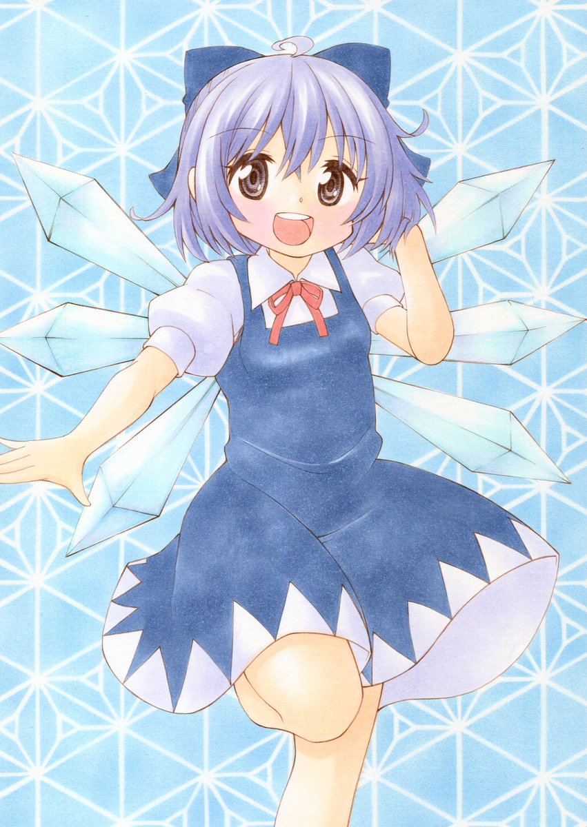 東方「#東方Project #チルノ 」|古田朋大のイラスト