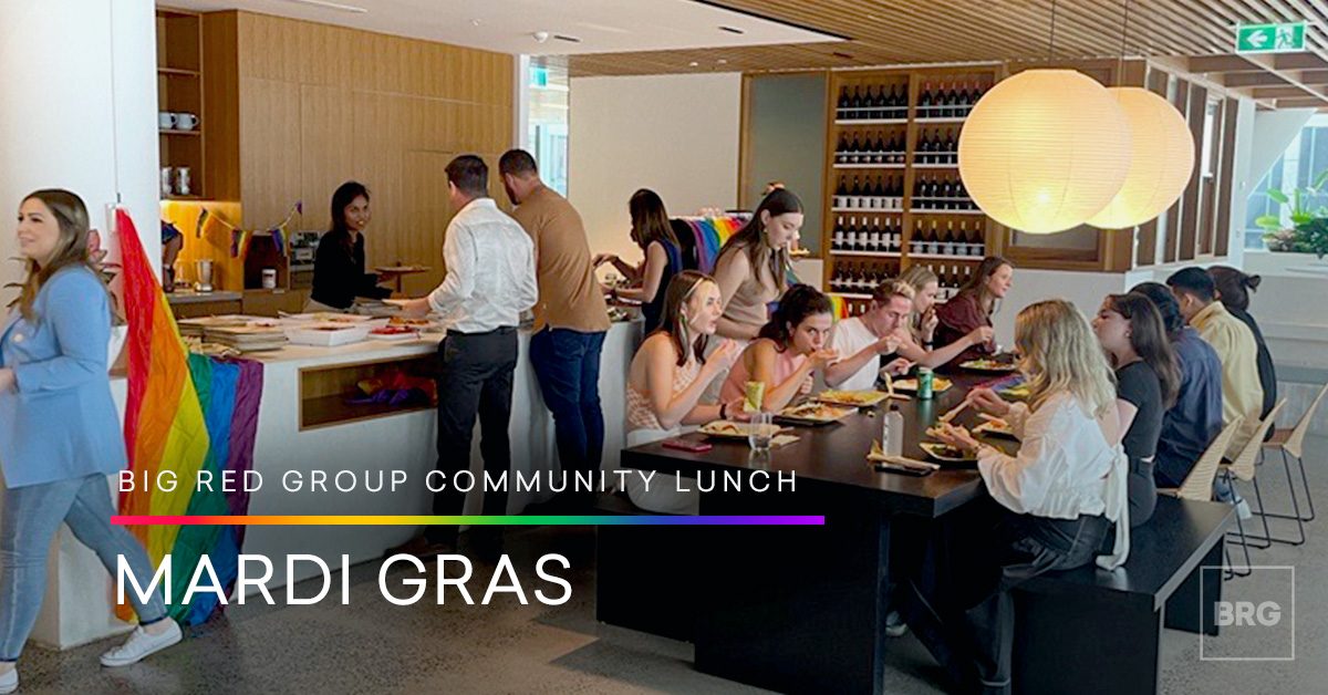#HappyMardiGras! Community lunches have returned for 2022, this week there was an amazing #Mexican feast on offer. The team came together to share amazing food, stories and to celebrate and acknowledge members of the #LGBTQI+ community, adding colour and #pride to Sydney HQ.