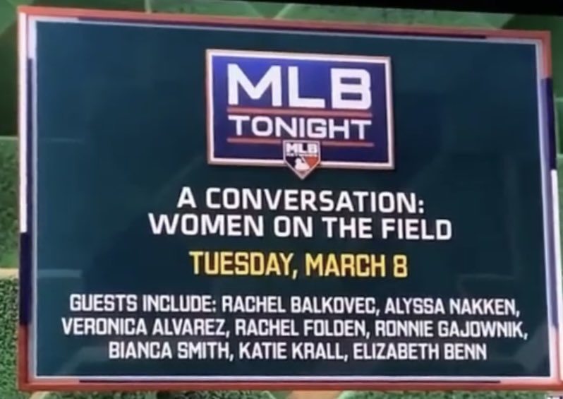 EliteFastpitchTV (@tvfastpitch) on Twitter photo Make sure to tune into <a href="/MLBNetwork/">MLB Network</a> on 3/8 to see EliteFastpitch.TV’s very own @FoldenFastpitch as part of “A Conversation: Women on the Field” Make sure to tune into <a href="/MLBNetwork/">MLB Network</a> on 3/8 to see EliteFastpitch.TV’s very own @FoldenFastpitch as part of “A Conversation: Women on the Field”