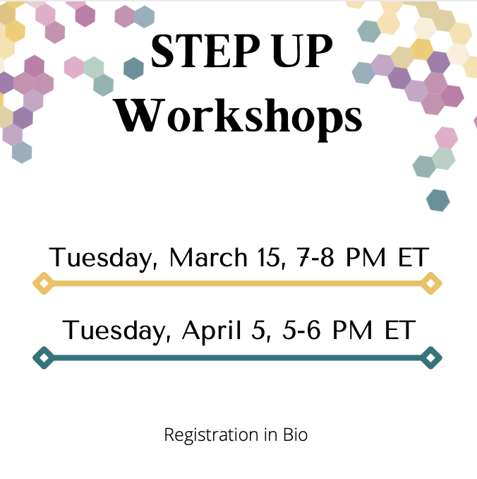 STEPUPphysics's tweet photo. We have two workshops coming up! Come join us for our WiP workshop in March and our CiP workshop in April. Register here: https://t.co/WbbjJwy0cy

#STEPUPPhysics #CareersinPhysics #CiP #WomeninPhysics #WiP #Physics #Teaching #TeachingPhysics #Physics #PhysicsTeaching https://t.co/v1k0uRZRRL