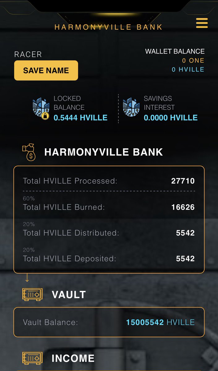 LAMBO EARN = LIVE 
Passively earn $HVILLE just by holding a @WEN_LamboNFT - miss out? 
Grab one from 
➡️ @NFTKEY 
➡️ <a href="/tofuNFT/">tofuNFT📛The largest multichain NFT marketplace</a> 
then head over to your 
🏦GARAGE &amp; BANK 
app.wenlambo.one
20% of all upgrades are reflected to owners! #P2E #NFTGame #nft #blockchain #gaming