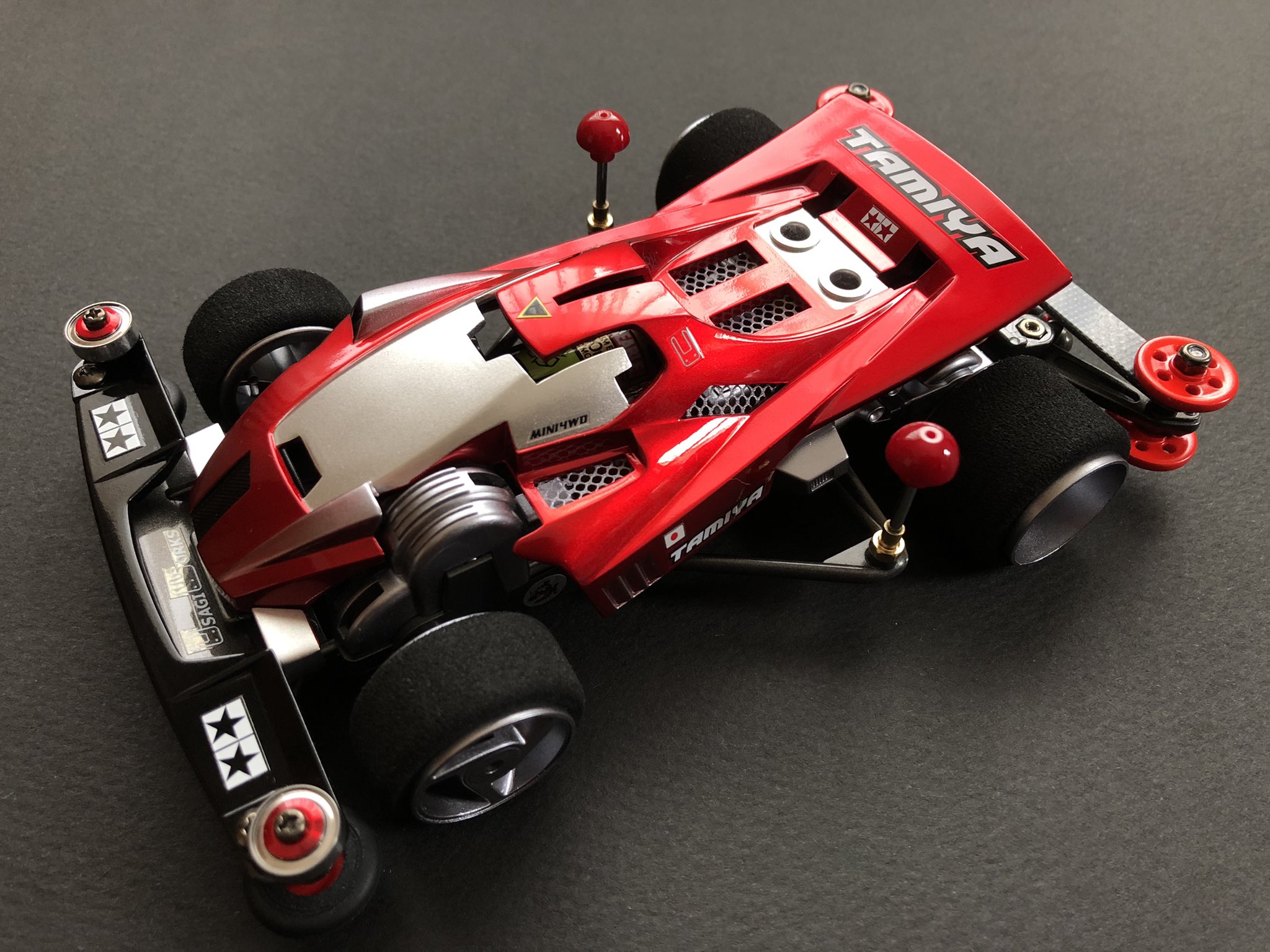 ミニ四駆 クリムゾングローリー 組み立て品 ミニ四駆 クリムゾン