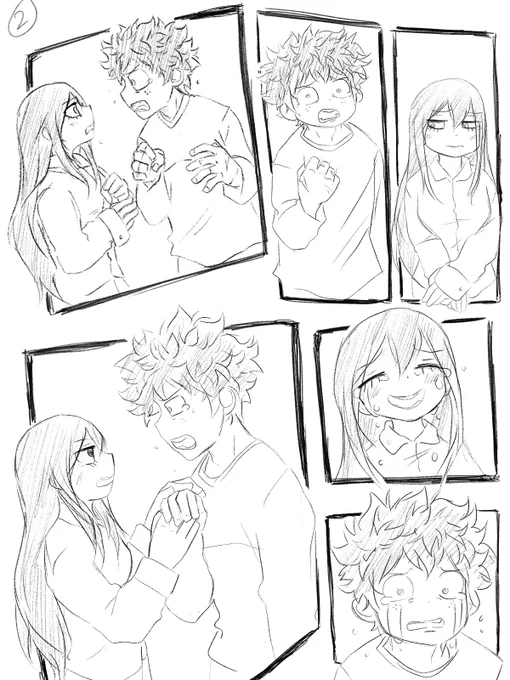 Part 2 doodle / Midotsuyu enjoy 😭💛🙏🏽 #IzukuMidoriya #TsuyuAsui #IzukuxTsuyu #Midotsuyu #apologise #sorry #comfort #love #sad #doodle #fanart #BokuNoHeroAcademia #Deku #Froppy #sorry 
