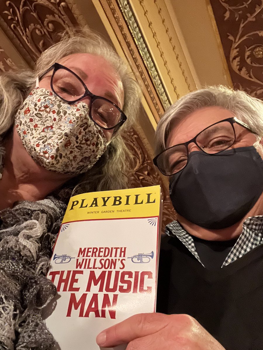 bethpugliese's tweet photo. Music Man. Well worth the 3 year wait since ticket purchase. Well done Hugh Jackman and entire cast. @RealHughJackman @MusicManBway https://t.co/m67LJbUkAC