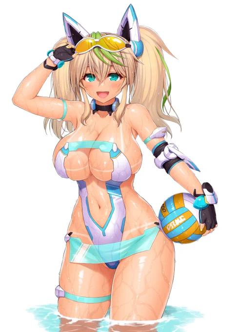 #くそ寒いので水着絵を貼る 
