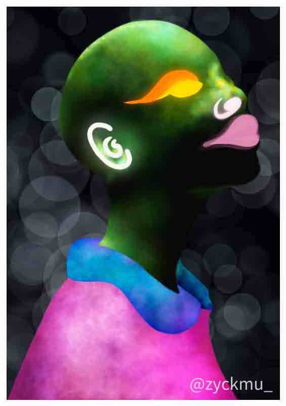 _ZickMu_'s tweet photo. New Release “Intergalactic Portrait Nº1” #nft #NFTs #NFTCommunity #artwork #nftart #opensea https://t.co/w0zIwoj8o8