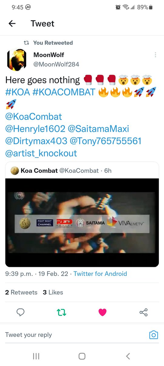 Dirtymax403's tweet photo. Do you believe in second chances? I do and so does #KOACOMBAT
V1 holders will be air dropped new tokens before launch day.
#Makingitright @KoaCombat @artist_knockout @SAITAMAVERN @CuffinTheDip2xs @TotallyARugPull
Bringing the commUNITY's together. https://t.co/fUbcH7BlCD