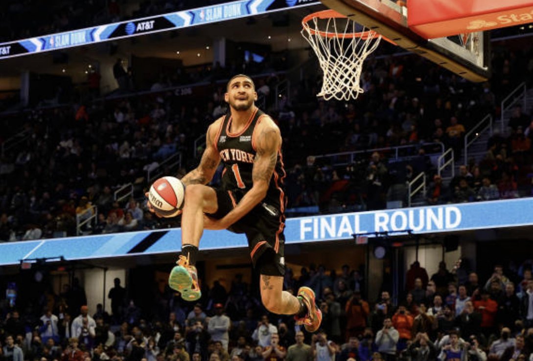 New York Knicks' Obi Toppin wins dunk contest with one-handed slam