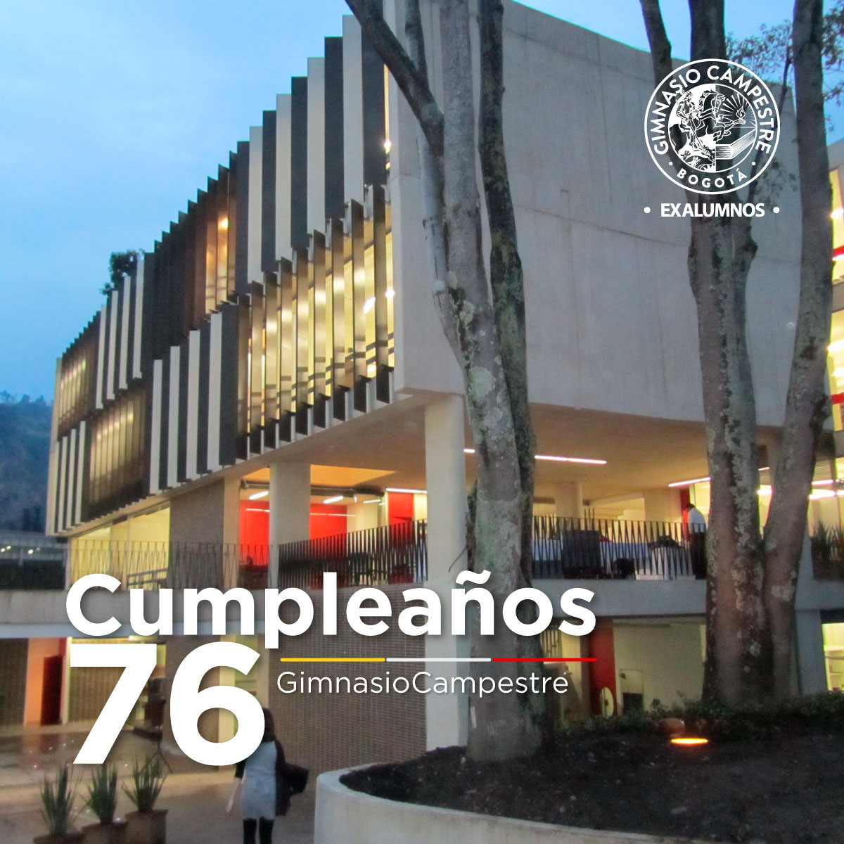 asocampestre's tweet photo. !76 años de una verdadera familia! donde el sentido de identidad perdura toda la vida. FELIZ CUMPLEAÑOS 🎂 GIMNASIO CAMPESTRE
#ExalumnosGC #Asocampestre #SomosGimnasianos #SomosCampestre #ElPatioGrande #ElPatioGrandeGC 
#ColegioBogota #Colegio 
#Educacion https://t.co/xGtX00Zw72