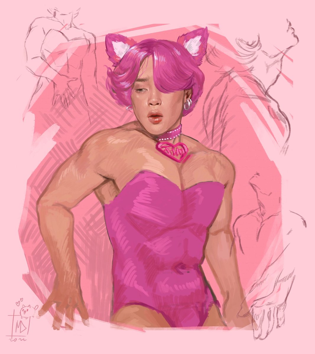 Цветной скетч 
Jimin as Doja Cat 
#JIMIN #DojaCat