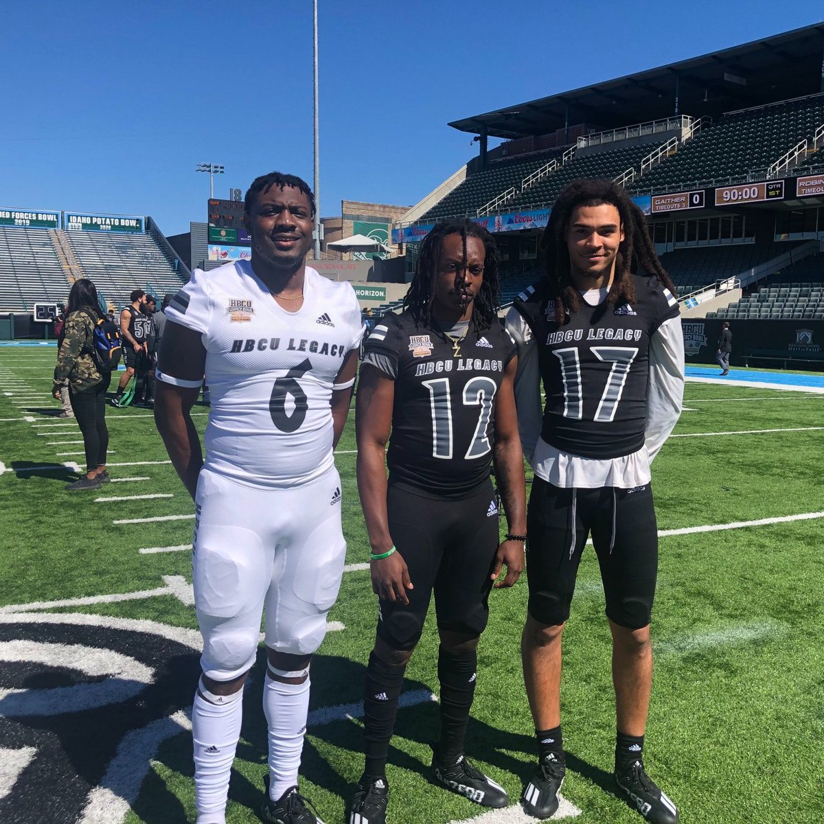 coachlisaj's tweet photo. HBCU Legacy Bowl, Fort Valley State University
 (6) DE  Antonio Golden
(12) DB Zach Anderson
(17) WR Shemar Bridges https://t.co/pJFZoihYBK