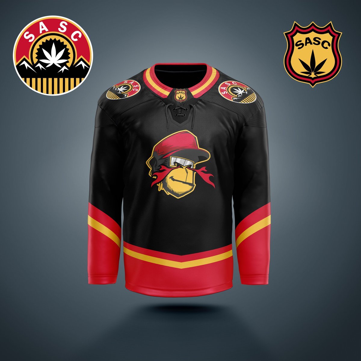 We are only a few weeks away from the mint of our Phygital Merch drop. These will be limited to only 25 of each. With #Phygital you get the IRL jersey and a DCL wearable!When they sell out you will get the option to customize the name on he back!! #SASC <a href="/StonedApez/">TheStonedApeZ🍄🦧</a> <a href="/PinkDumbos/">Jess 💙🥥🌴</a>