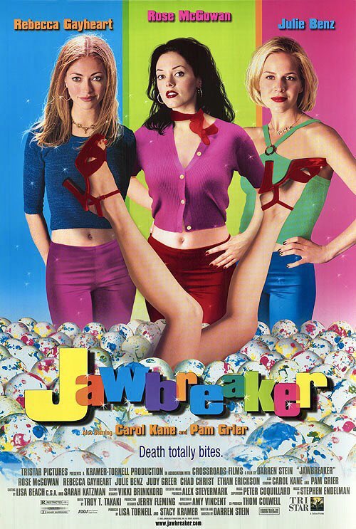 FilmNewsNos's tweet photo. 🎬MOVIE HISTORY: 23 years ago today, February 19, 1999, the movie ‘Jawbreaker’ opened in theaters!

#RoseMcGowan #RebeccaGayheart #JulieBenz #JudyGreer #ChadChrist #CharlotteAyanna #EthanErickson @PamGrier #CarolKane #MarilynManson #TatyanaAli #WilliamKatt #PJSoles #JeffConaway https://t.co/G5RN7ncrWI