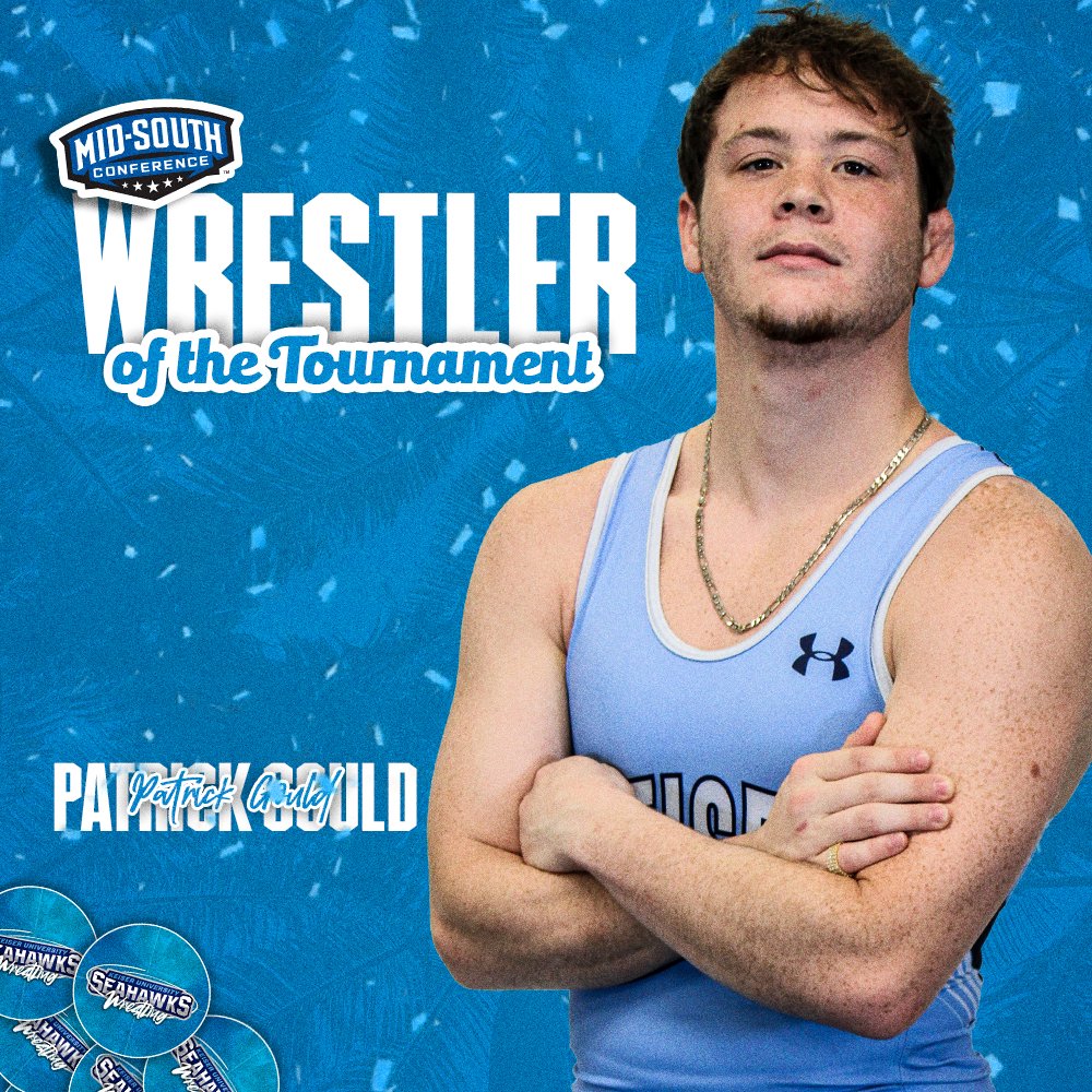 🚨𝐒𝐩𝐞𝐜𝐢𝐚𝐥 𝐀𝐰𝐚𝐫𝐝 𝐀𝐥𝐞𝐫𝐭!🚨

Congratulations to our 141 lb Mid-South Conference Champion and Wrestler of the Tournament, Patrick Gould!

#DefendtheBeach
