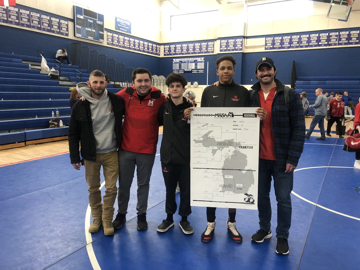 OLSM_WRESTLING's tweet photo. Congratulations to two Eaglets for getting through to Ford Field for the Wrestling State Finals March 4-5!

DJ White (Regional Champ) and Jack Chudler (4th Place)! https://t.co/nJVn33Ic7F