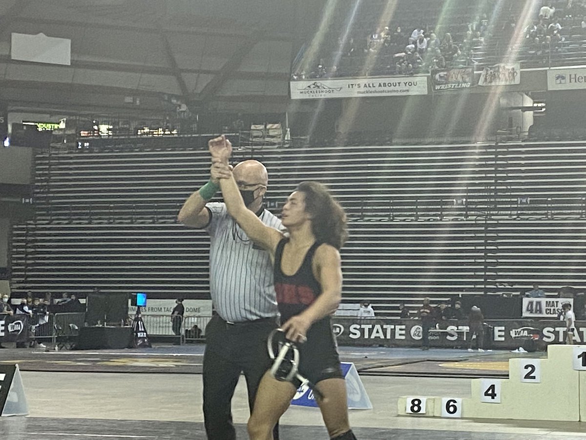 wiaawa's tweet photo. 2A Boys  120 lb Champion: Apollo Cruz (Orting) #matclassic https://t.co/V16SxTdt9g