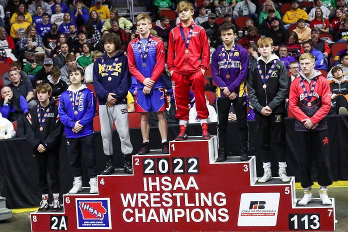 113lbs Awards Stand #IAhswr