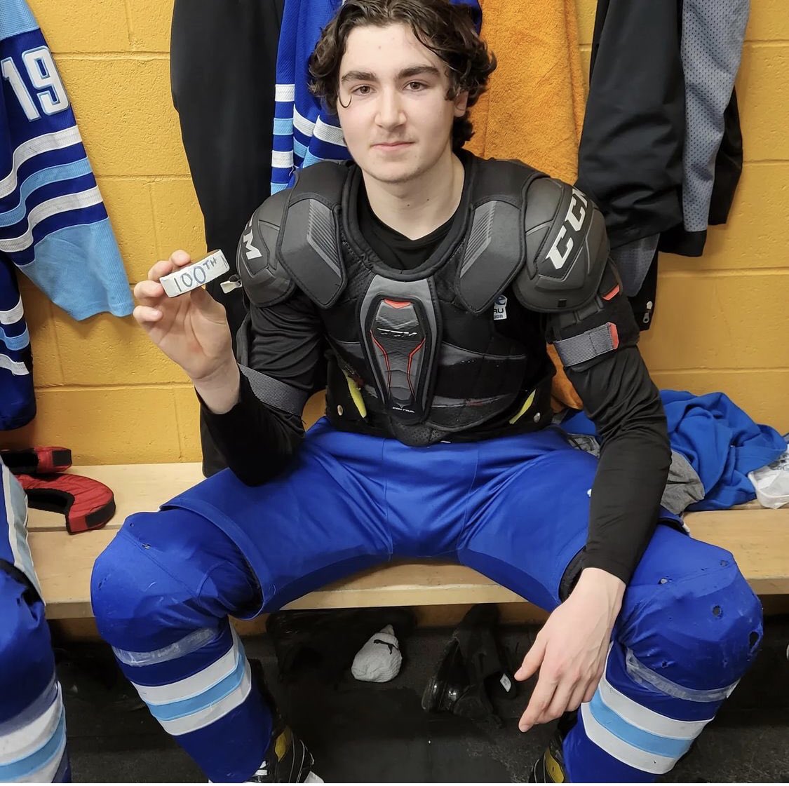 We would like to give a shout-out to Captain Ben Mercer, who recorded his 100th <a href="/nsu18mhl/">High Button NSU18MHL</a> point in today’s win. Congratulations Ben!