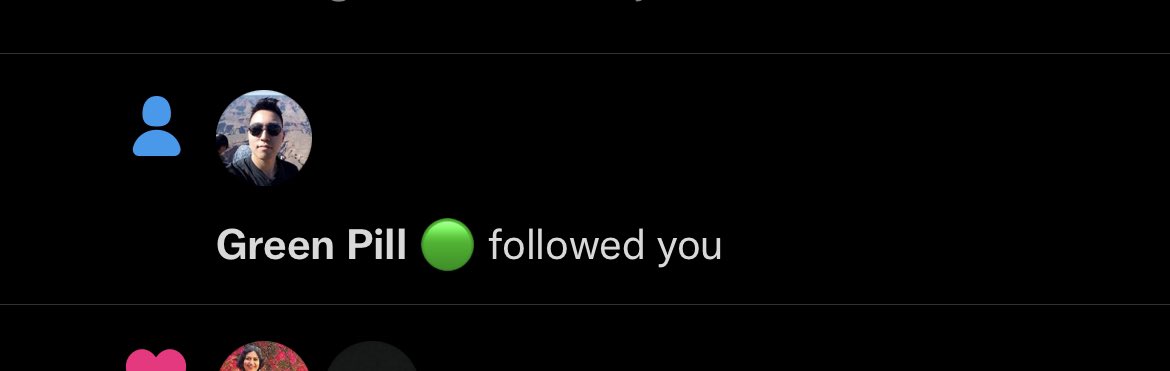 What?!? <a href="/takegreenpill/">Green Pill 🟢🥶🌽🌾</a> just followed me! Thanks, I’m honored.