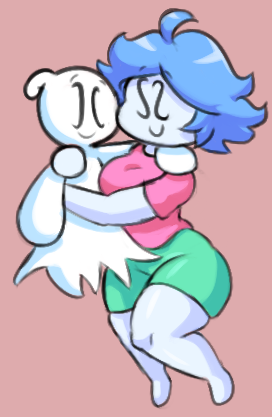 random drawiple/aggie io doodles of boolia and lumee
-Valentine's day drawing
-Minecraft style
-Lume and me (my sona) 