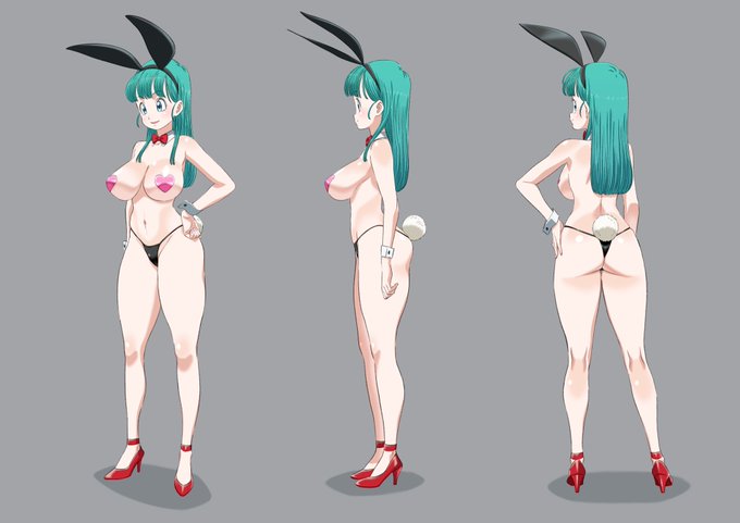 ブルマ。バニー。まとめ。#DragonBall #ドラゴンボール #bulma なんかセンシティブな画像の件が不穏なので、裸(トップレス)verはpixivで。I afraid about  sensitive filter if it blocks my account.Naked version have been uploaded on pixiv.  