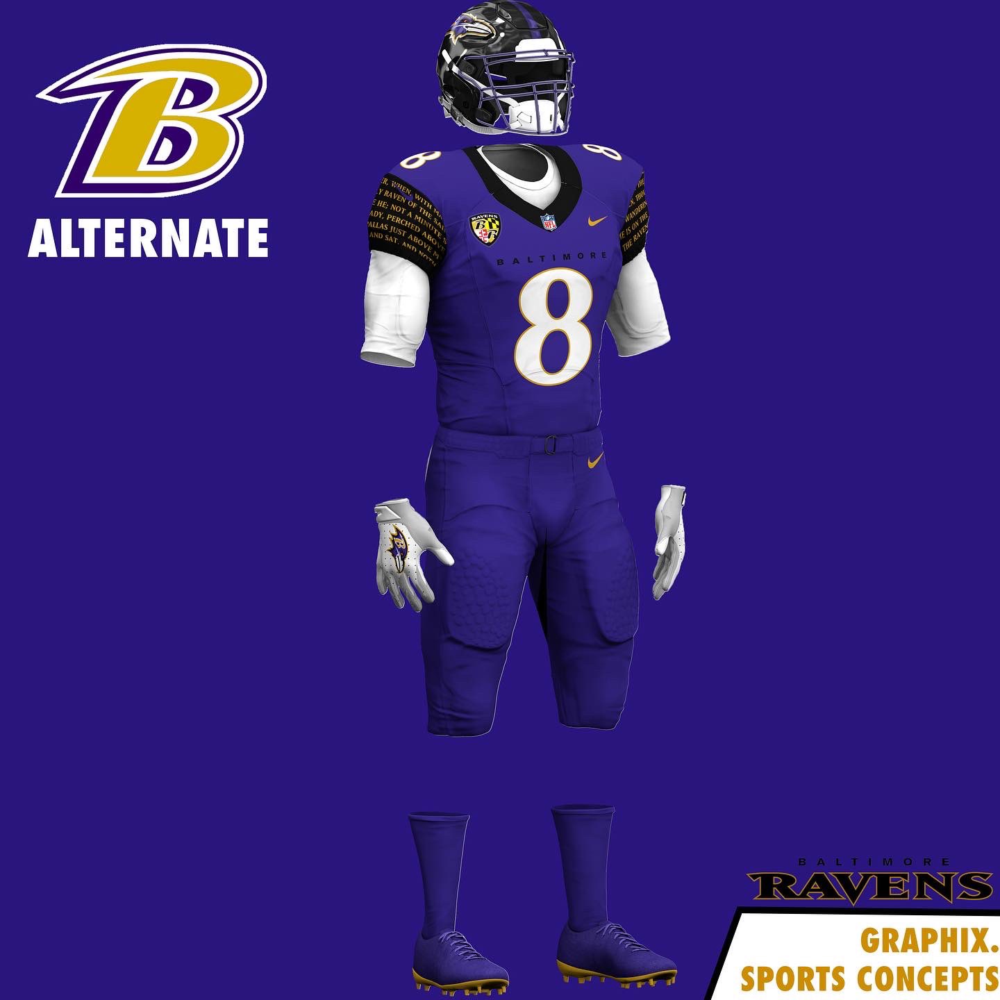 ravens 2022 uniforms