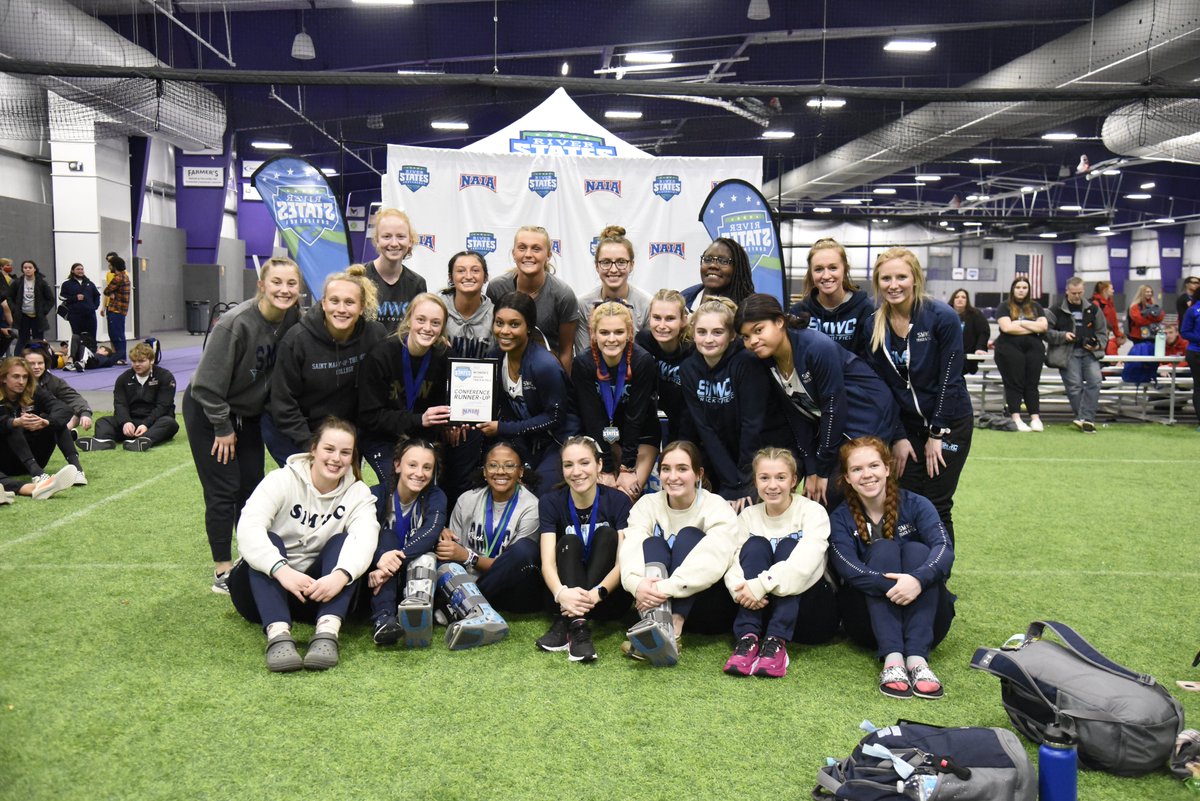 #RSCTrack -- Women's Team Runner-up -- St. Mary-of-the-Woods (Ind.) College -- 124 Points

#RSC #NAIA #NAIATRACK