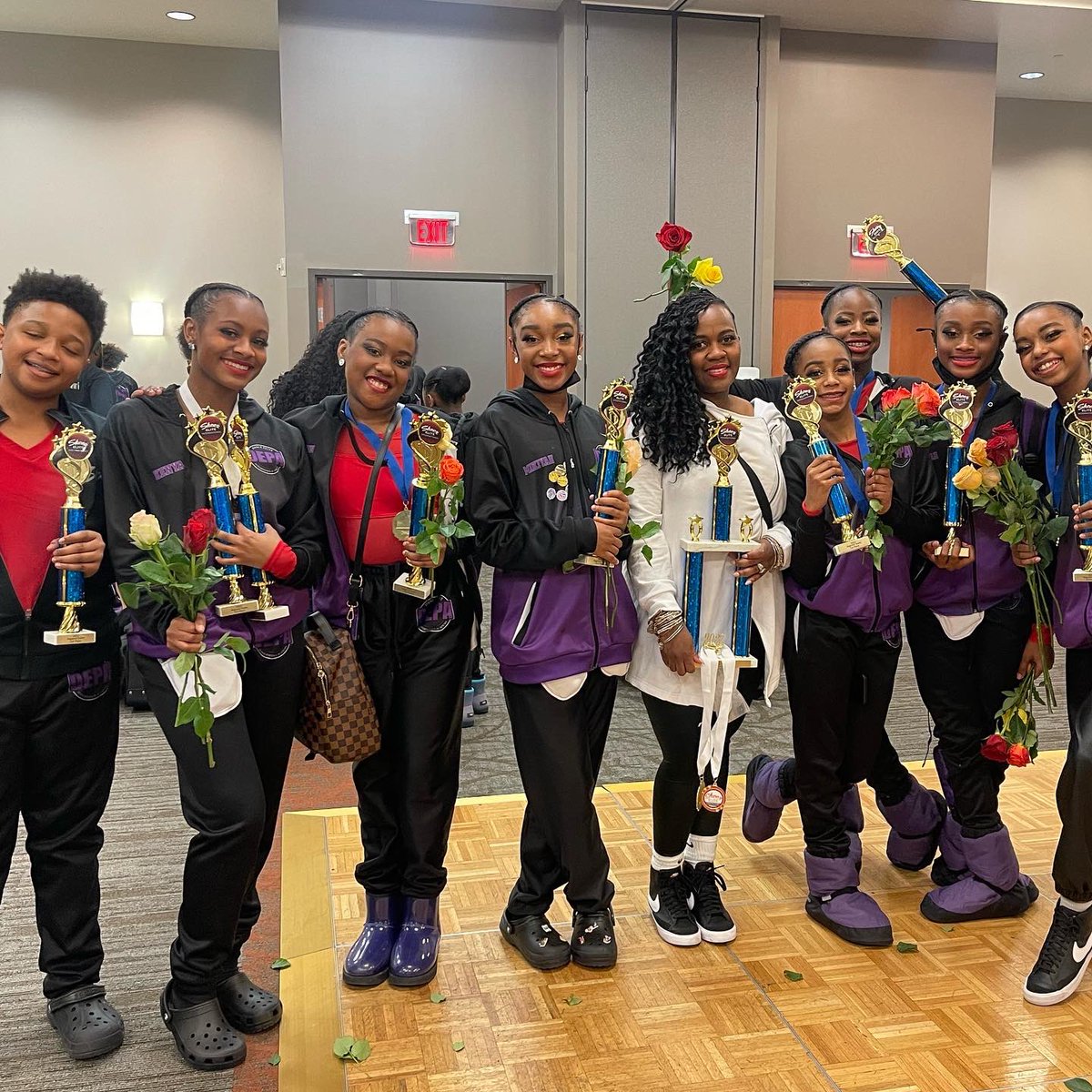 DrNwando's tweet photo. What an incredible display of elegance, class & intensity by our dance team, Dance Elite Performance Academy, at Sheer Elite International Dance competition! As usual, only #BlackDance company. My daughter competed in 11 dances today & I AM PERSONALLY TIRED 🤣! #DanceWithPurpose https://t.co/MW2JX6Aqcn