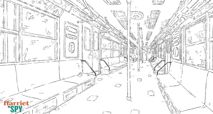 an early-ish bg i got to do on harriet 🚇🚇🚇 and some rough first passes 