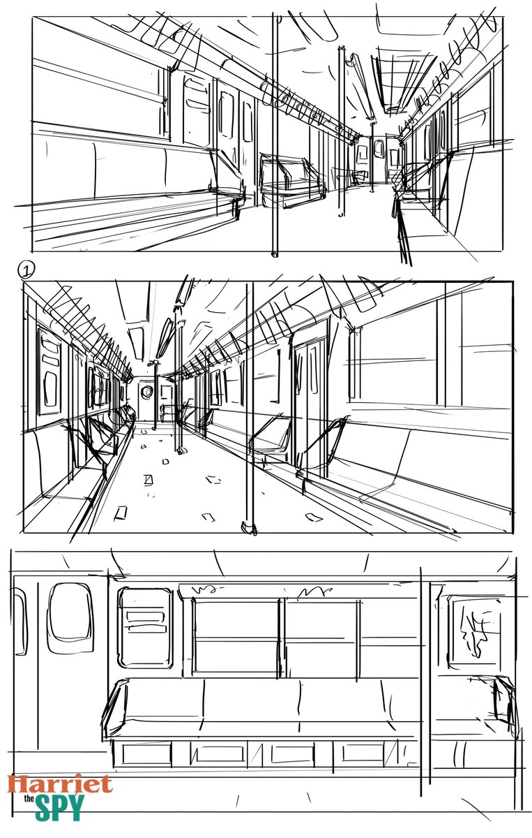 an early-ish bg i got to do on harriet 🚇🚇🚇 and some rough first passes 