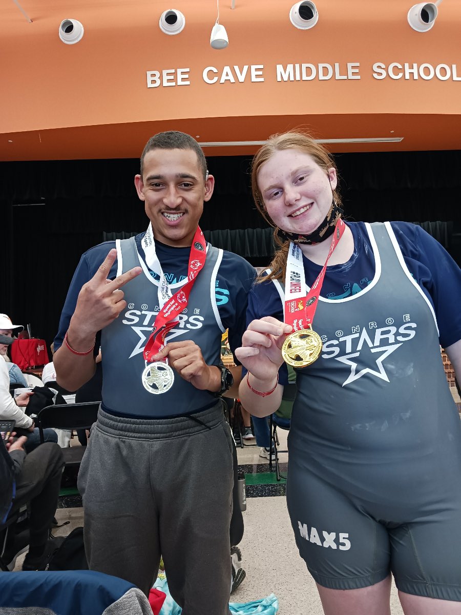ConroeStarsCISD's tweet image. Conroe Stars bringing home the hardware from State Special Olympics Powerlifting meet today!! Athletes from @ConroeHSCISD @GrandOaksCISD @CaneyCreekHS @TWHSCISD @ORWarEagles and TRAILS!