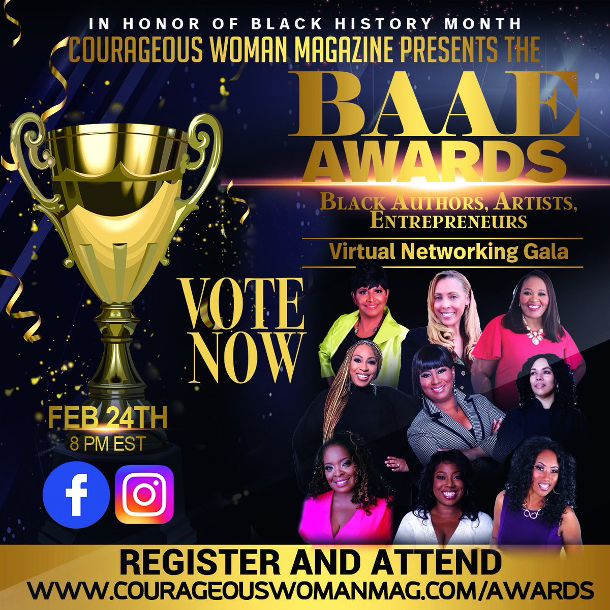 KearnCherryPRN's tweet photo. I am so Excited to be one of the finalists for Entreprenuer of the Year! Also, my Trailblazers and I are up for Best Anthology - "Trailblazers Who Lead II". WE NEED YOUR HELP VOTE!
Please vote NOW! https://t.co/68Fk5tFUwH
#kearncherry #kearncrockettcherry #kkonnections https://t.co/QdiIWDYZYX